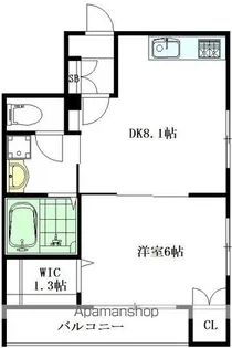 メゾングリオット【301号室】の間取り