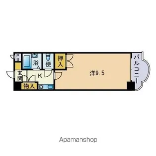サンライズイキ【4階】の間取り