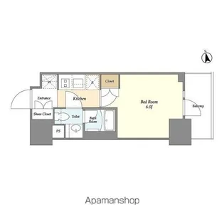 オーキッドレジデンス品川中延【7階】の間取り