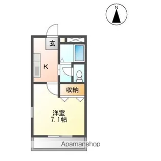 コンフォール【1階】の間取り