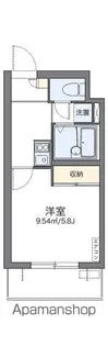 レオパレスオゥル【4階】の間取り