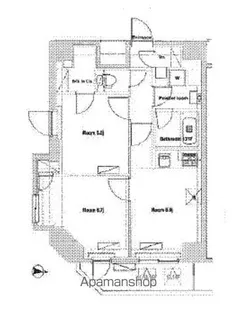 フォレシティ神田須田町【13階】の間取り