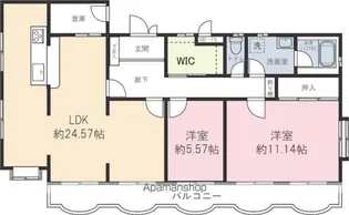 ザ・サウスタウン【4階】の間取り