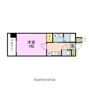 サヴォイテンジンスクワイヤー【13階】の間取り