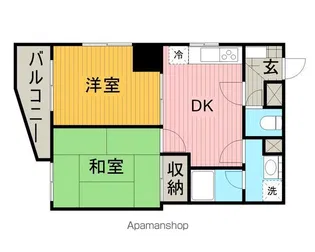 三協谷山ハイツ【3階】の間取り