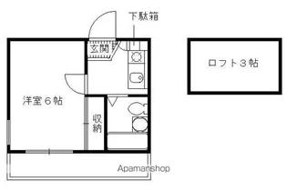HOMEST大手町【104号室】の間取り