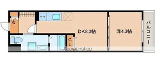 ゴールドムーン【4階】の間取り