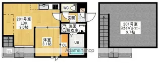 GRANDTIC 五日市 HARU (旧 GR 五日市4)【201号室号室】の間取り