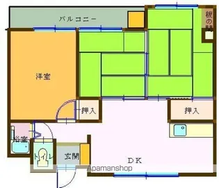 ガーデン・ビラ・マツオカ【2階】の間取り