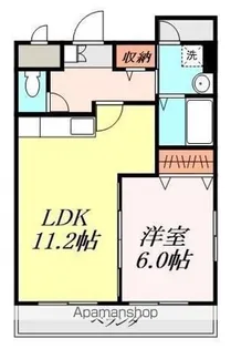 グランツ仁崎【203号室】の間取り