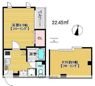 イル・グラッツィア大濠西Ⅰ【305号室】の間取り