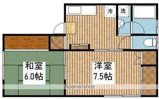 カーサフタバ【102号室】の間取り