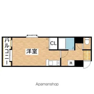 桜山アネックス【208号室】の間取り