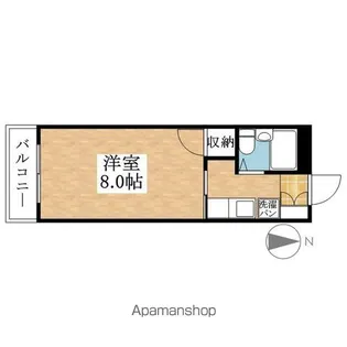 ミリアングリーンパーク庄内【103号室】の間取り