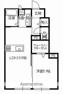 メゾン・クローバー3【1階】の間取り