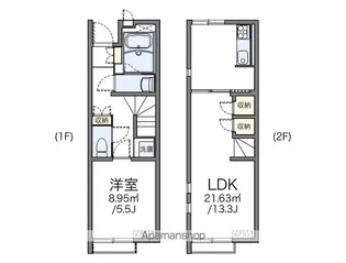 レオネクスト春日岡ファミリア【1階】の間取り