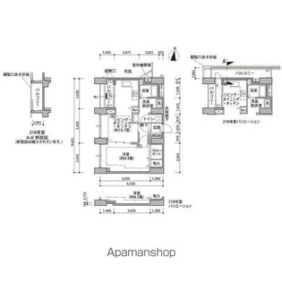 1LDKの間取り画像