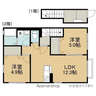 アドラブール2【2階】の間取り
