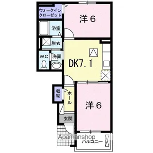 プリート【1階】の間取り