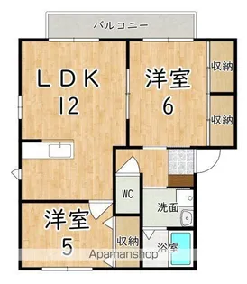 HAPPINESS2番館【2階】の間取り