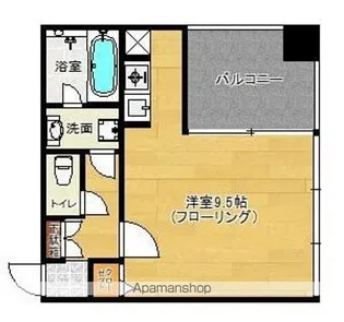 カーサ・アリエッタ大橋【6階】の間取り