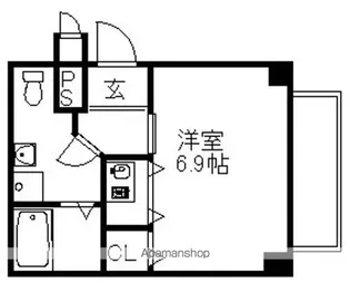 NM・DIX−SEPT(エヌエムディセット)【202号室】の間取り