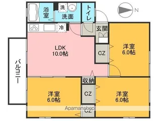 ルピナス【2階】の間取り