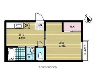 SUNRISE杉並【2階】の間取り