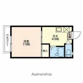 フレグランスしんD【1階】の間取り