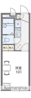 レオパレスマルスンⅡ【1階】の間取り