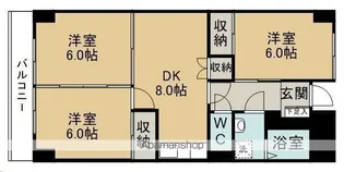 ポルトフィーノ幸町【103号室】の間取り