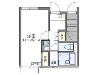 レオネクストグリシナパティオ【1階】の間取り
