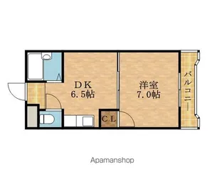 エクセレント新森【606号室】の間取り