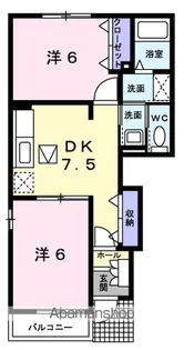 レジデント1084【1階】の間取り