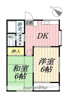 埼玉県八潮市緑町5丁目【アパート】の間取り