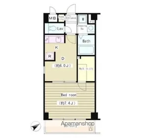 ラ ソラーナ【4階】の間取り