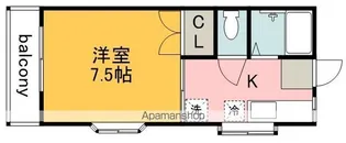 ヤングハイムB棟【1階】の間取り