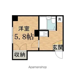 サカエコーポ桜ヶ丘【1階】の間取り