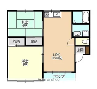 VIVACE HIGASHIJOHOKU【203号室】の間取り