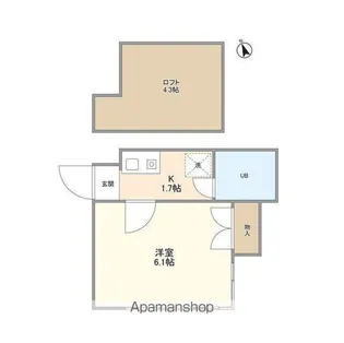 カーサ川口【2階】の間取り