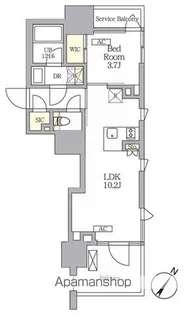 テラス神田猿楽町【5階】の間取り