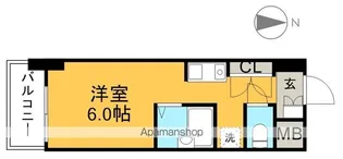 朝日プラザ知寄町パサージュ【6階】の間取り