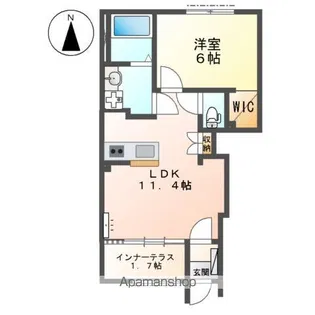 リヤンⅡ【1階】の間取り
