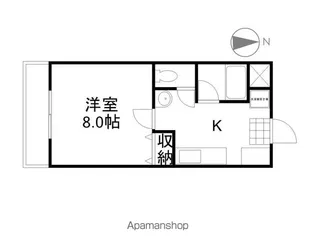 レジデンス田町【4階】の間取り