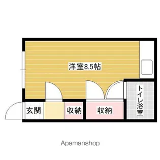 WHITE HOUSE【1階】の間取り