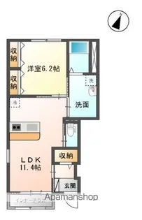 メゾン柊(MAIZON柊)【1階】の間取り