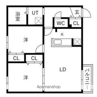仮)Terrace Soen【2階】の間取り
