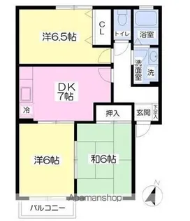 ライフ・フォー【202号室】の間取り
