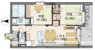 ルミナージュ【1階】の間取り