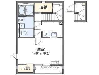 レオネクストルーチェ【2階】の間取り